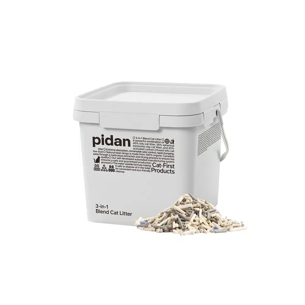 3-in-1 Blend Cat Litter (Tofu, Spherical Bentonite Clay, Activated Carbon Infused Tofu)