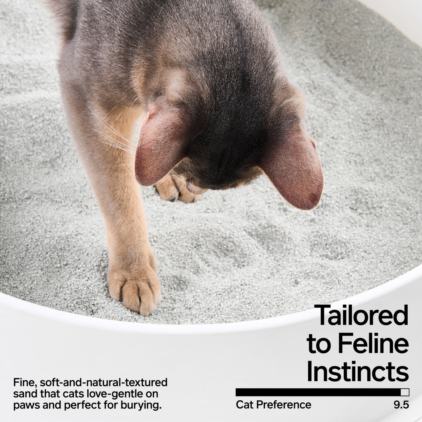 Mineral Sand - Natural Sodium Bentonite Cat Litter-Coarse Granules [4 Packs]